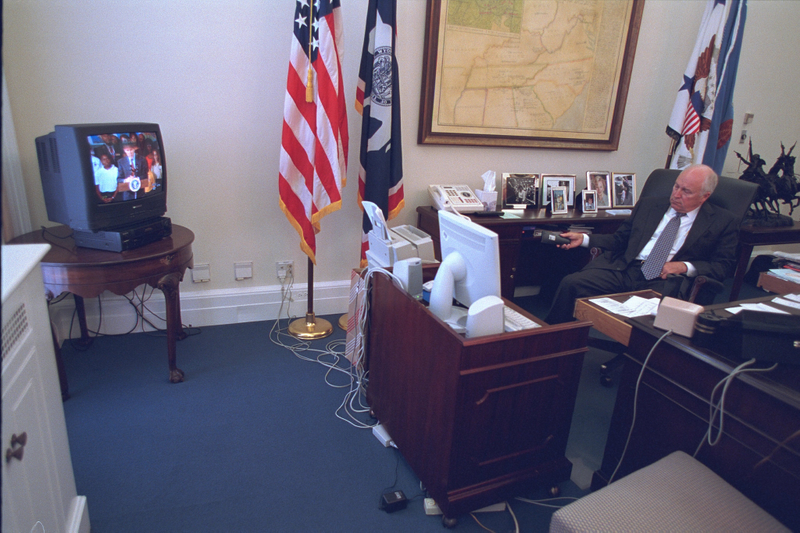 Illustration for article titled New Photos Of Dick Cheney On 9/11 Show The Gravity Of The Attacks